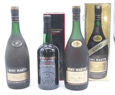 Lot 1516 - Remy Martin Fine Champagne Cognac, 100cl, two...