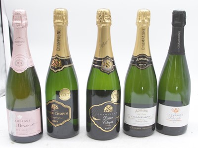 Lot 1244 - Veuve Devanaly NV Brut Champagne, one bottle,...