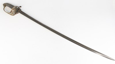 Lot 582 - An 1845 Infantry Officer's sword, having an...