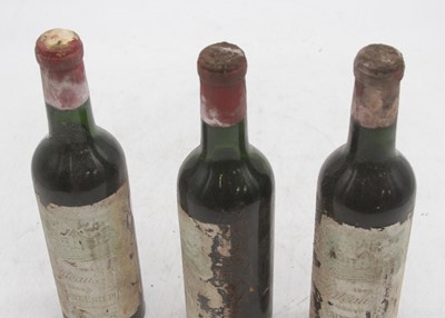 Lot 1123 - Chateau de Pez 1964, Saint-Estephe, three half...