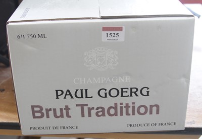 Lot 1262 - Paul Goerg Brutes Tradition NV Champagne, 6...