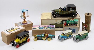 Lot 1601 - A collection of mixed tinplate models...