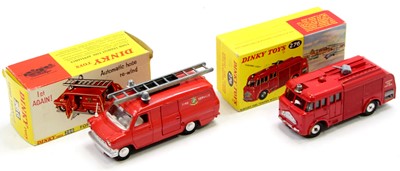 Lot 1202 - Dinky Toys boxed emergency vehicle group of 2...