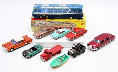 Lot 1243 - A collection of Dinky Toys and Spot-On diecast,...