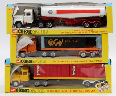 Lot 1304 - Corgi Toys boxed Truck group of 3 comprising...