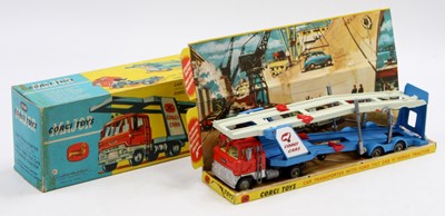 Lot 1290 - Corgi Toys 1138 Car Transporter with Ford Tilt...