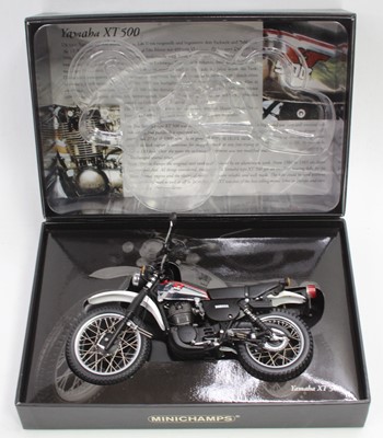 Lot 1841 - A Minichamps 1/12 scale model of a Yamaha...