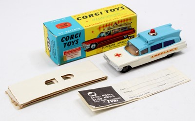 Lot 1295 - Corgi Toys No. 437 Cadillac Superior Ambulance,...