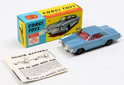 Lot 1280 - Corgi Toys No. 245 Buick Riviera comprising of...