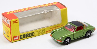 Lot 1284 - A Corgi Toys No. 382 Porsche Targa 911S...