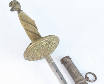 Lot 556 - A mid-19th century French duelling sword, the...