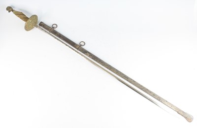 Lot 556 - A mid-19th century French duelling sword, the...