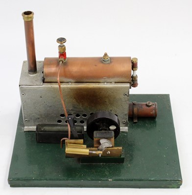 Lot 115 - A scratch built horizontal steam plant...