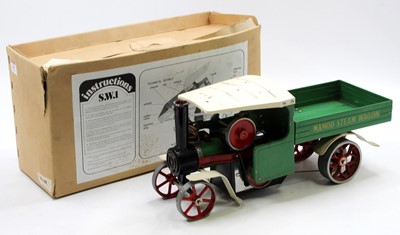 Lot 118 - A Mamod SW1 boxed live steam steam wagon...