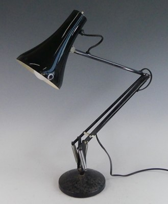 Lot 115 - A mid-20th century black painted anglepoise...