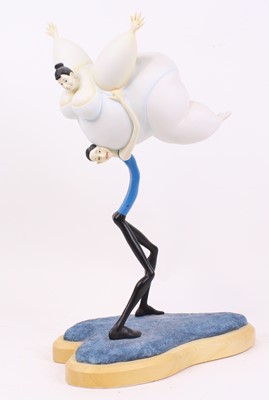 Lot 30 - Sarah Jane Szikora - Swan lake, painted resin...
