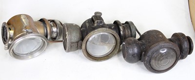 Lot 3038 - A collection of motoring lanterns, to include...