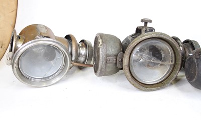 Lot 3038 - A collection of motoring lanterns, to include...