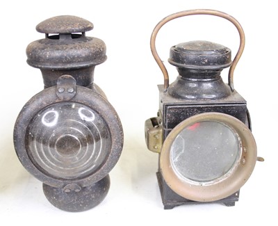 Lot 3038 - A collection of motoring lanterns, to include...