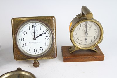 Lot 3050 - Five various mid-20th century car clocks, to...