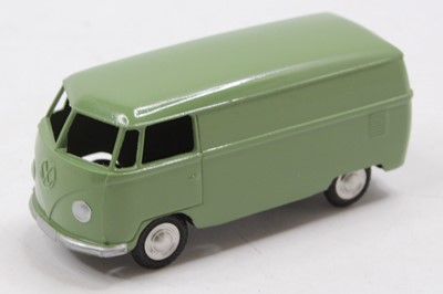 Lot 1399 - A Marklin Volkswagen Van, green body, with...