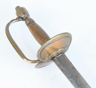 Lot 654 - A 1796? pattern Infantry Officers sword, the...