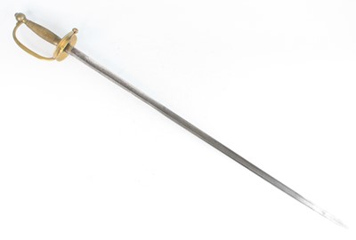 Lot 653 - A U.S. 1840 pattern NCO's sword, the 79.5cm...