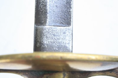 Lot 653 - A U.S. 1840 pattern NCO's sword, the 79.5cm...