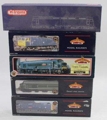 Lot 735 - A collection of five various Bachmann diesel...