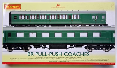 Lot 752 - A Hornby No. R4534 BR push-pull coach pack...