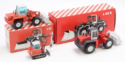 Lot 1060 - A Conrad, Gama, and NZG 1/50 scale O&K boxed...