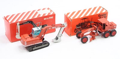 Lot 1722 - An NZG 1/50 scale O&K construction diecast...