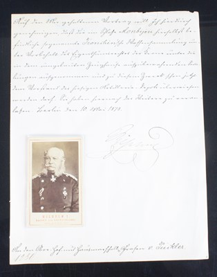 Lot 727 - Wilhelm I (1797-1888), King of Prussia 1861-88...