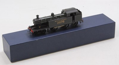 Lot 763 - A 00 gauge kit built brass and white metal...