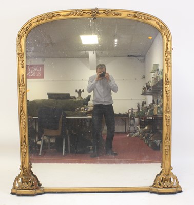 Lot 2473 - A Victorian giltwood and composition...