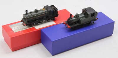 Lot 773 - A Great Western Railway white metal kit built...