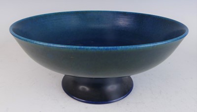 Lot 18 - A 1930s Royal Lancastrian pottery footed bowl,...