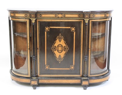 Lot 2443 - A Victorian Aesthetic Movement ebonised and...