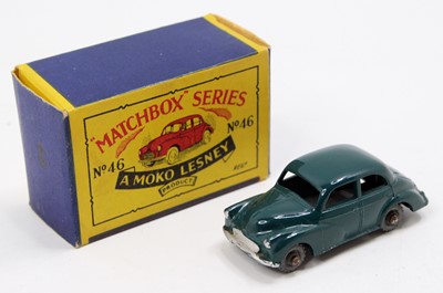 Lot 1322 - Matchbox Lesney No. 46 Morris Minor 1000 with...