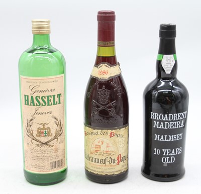 Lot 1527 - Broadbent Madeira Malmsey 10 year old, one...