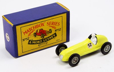 Lot 1324 - Matchbox Lesney No.52 Maserati 4CLT 1948,...