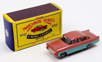 Lot 1321 - Matchbox Lesney No. 22 Vauxhall Cresta, dark...