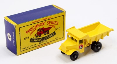 Lot 1328 - Matchbox Lesney No. 6 Quarry Truck, yellow...