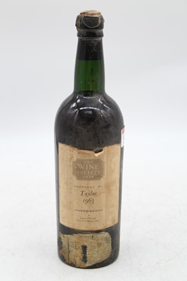 Lot 1339 - Taylor's vintage port, 1963, imported by The...