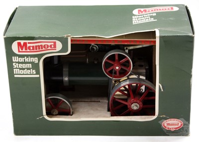 Lot 136 - A Mamod TE1A live steam traction engine housed...