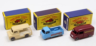 Lot 1342 - Matchbox Lesney boxed model group of 3...