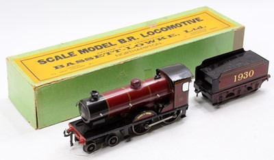 Lot 280 - Bassett-Lowke 0-gauge clockwork 4-4-0 loco &...