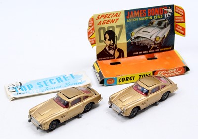 Lot 1262 - 2 Corgi Toys No. 261 James Bond's Aston Martin...