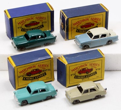 Lot 1348 - Matchbox Lesney boxed model group of 4...