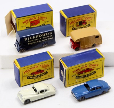 Lot 1343 - Matchbox Lesney boxed model group of 4...